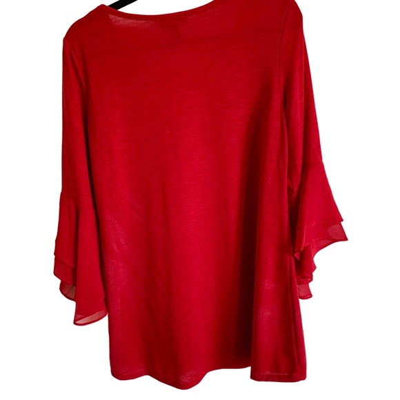 I.N. Studio Red Ladies top - Picture 4 of 10